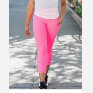 Zyia Activewear high rise light ‘n tight capris.